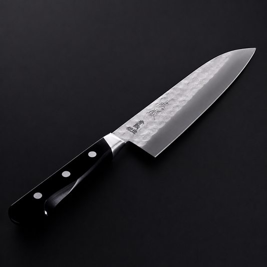 虎徹 Japanese Santoku Knife | Blue Steel No. 2 (Aogami #2) | Made in Japan