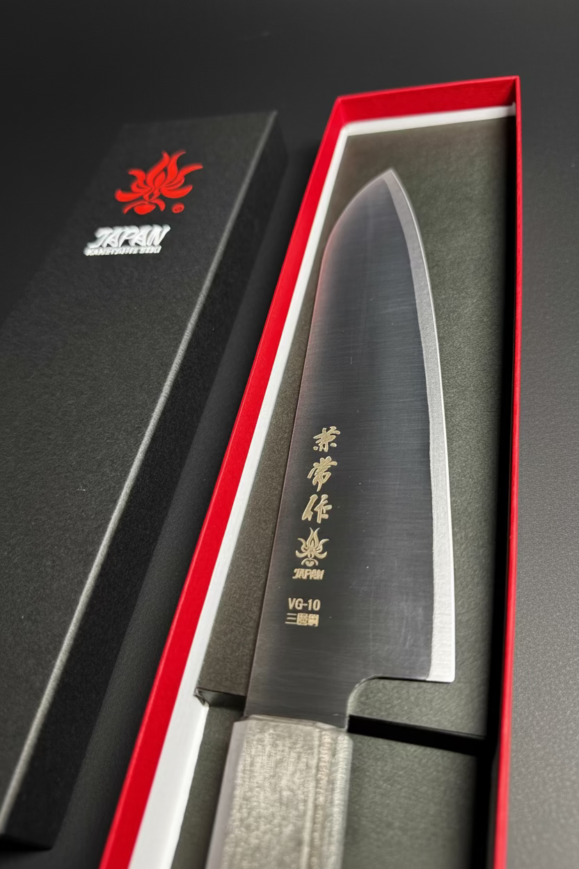 Japanese Santoku Knife | VG10 Steel | Made in Japan