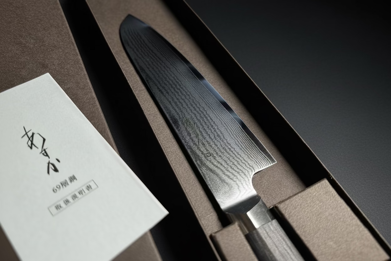 Japanese Santoku Knife | VG10 Steel | Made in Japan